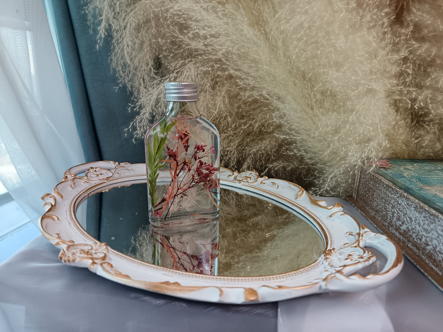 永生花 – 浮游花瓶 Preserved Flower – Bottle with Floating Flower