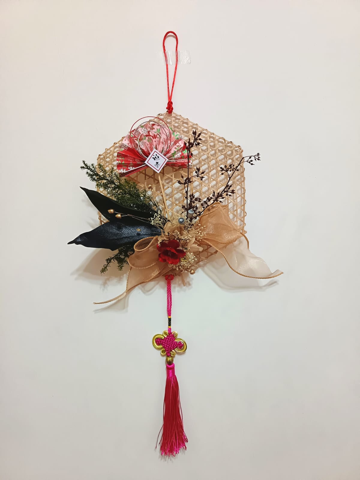 新年永生花立體揮春 (原版) Chinese New Year 3D Fai Chun - Preserved Flower (Original Style)