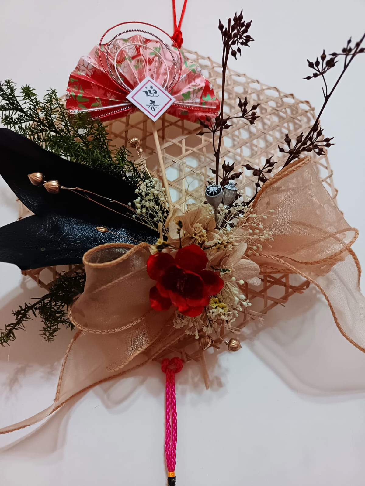 新年永生花立體揮春 (原版) Chinese New Year 3D Fai Chun - Preserved Flower (Original Style)