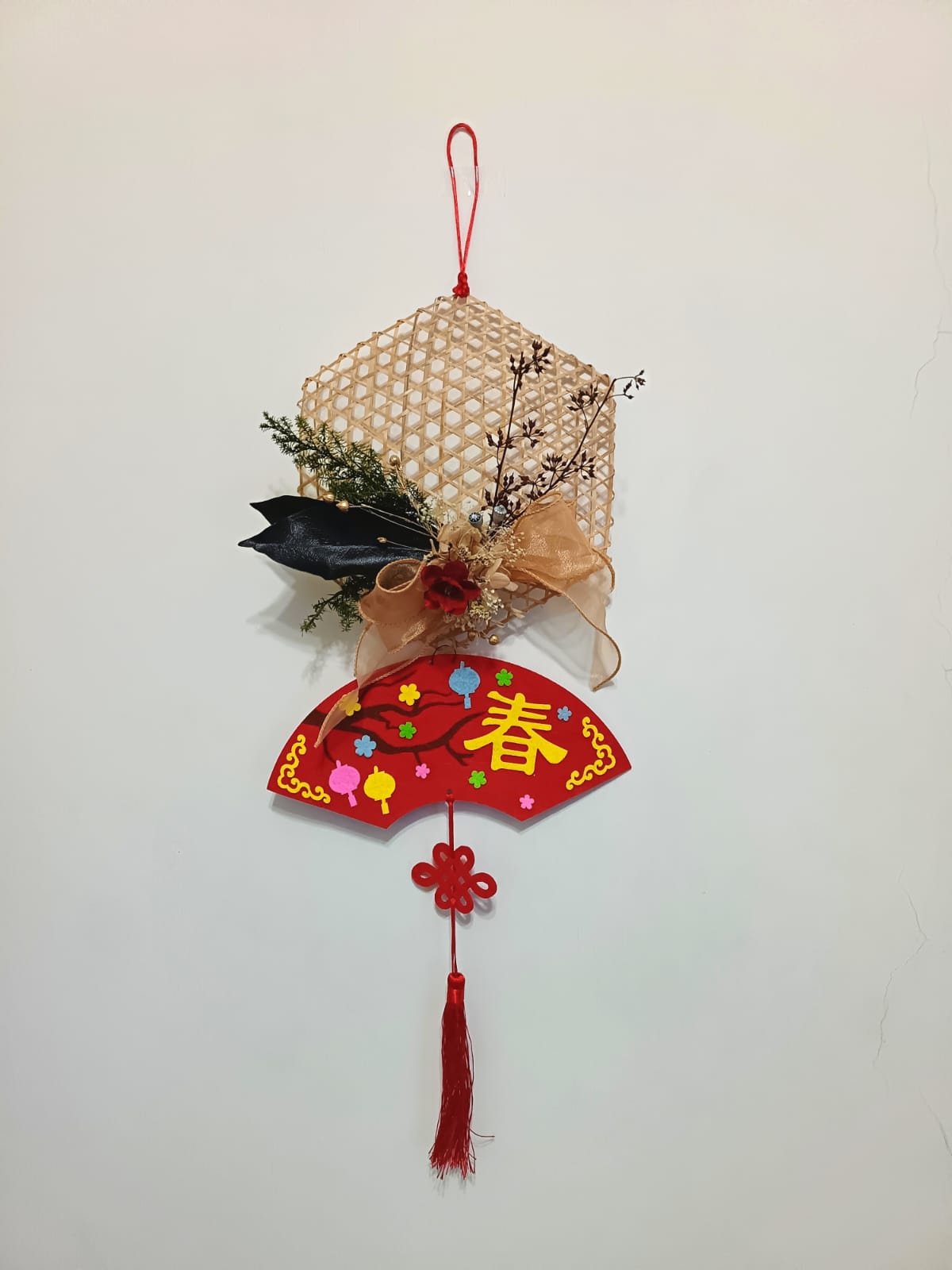 新年永生花立體揮春 (可愛版) Chinese New Year 3D Fai Chun - Preserved Flower (Cute Style)