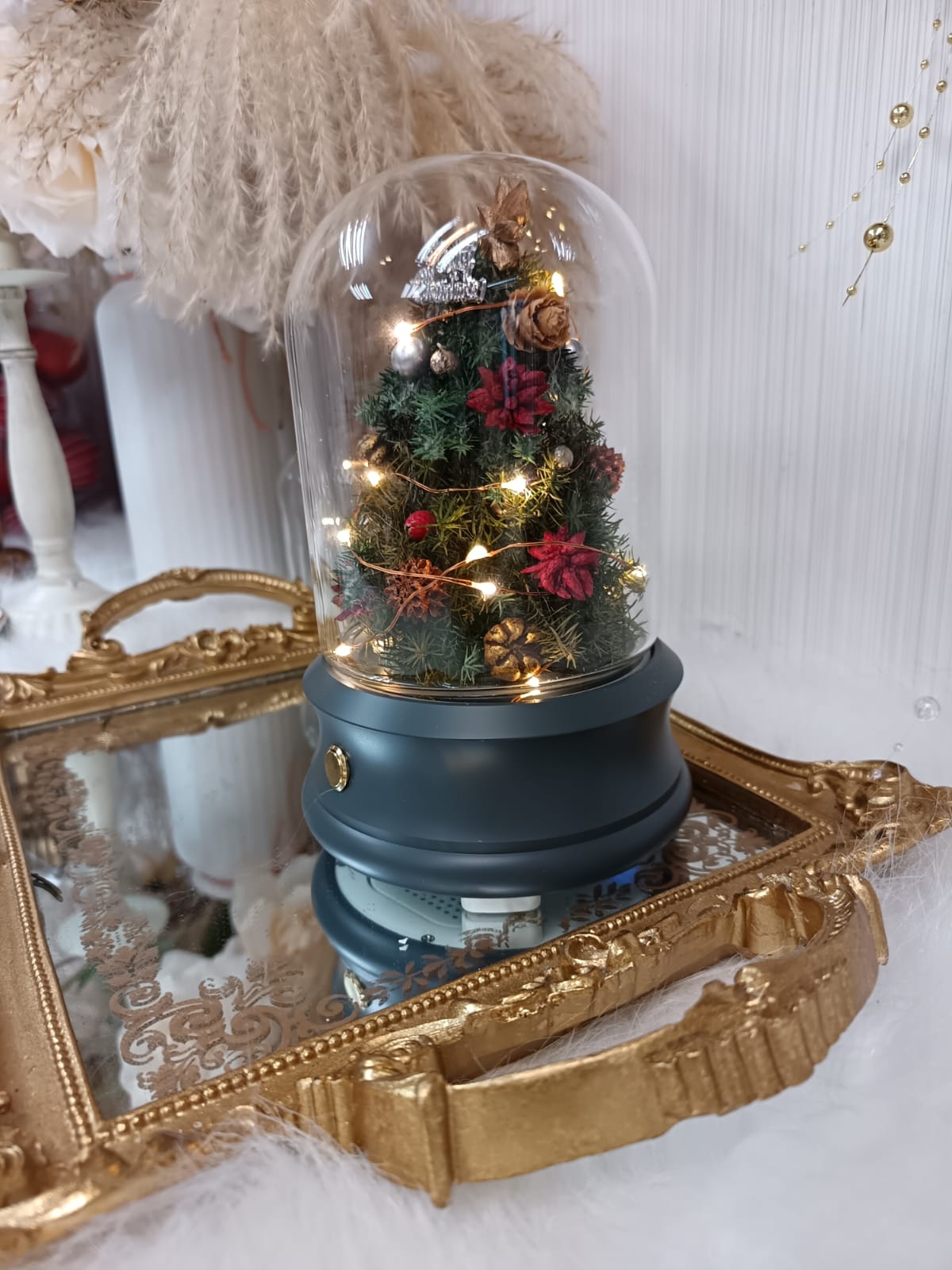 迷你保鮮雪松聖誕樹 - 藍牙揚聲器 Mini Preserved Cedar Christmas Tree – Blue Tooth Speaker