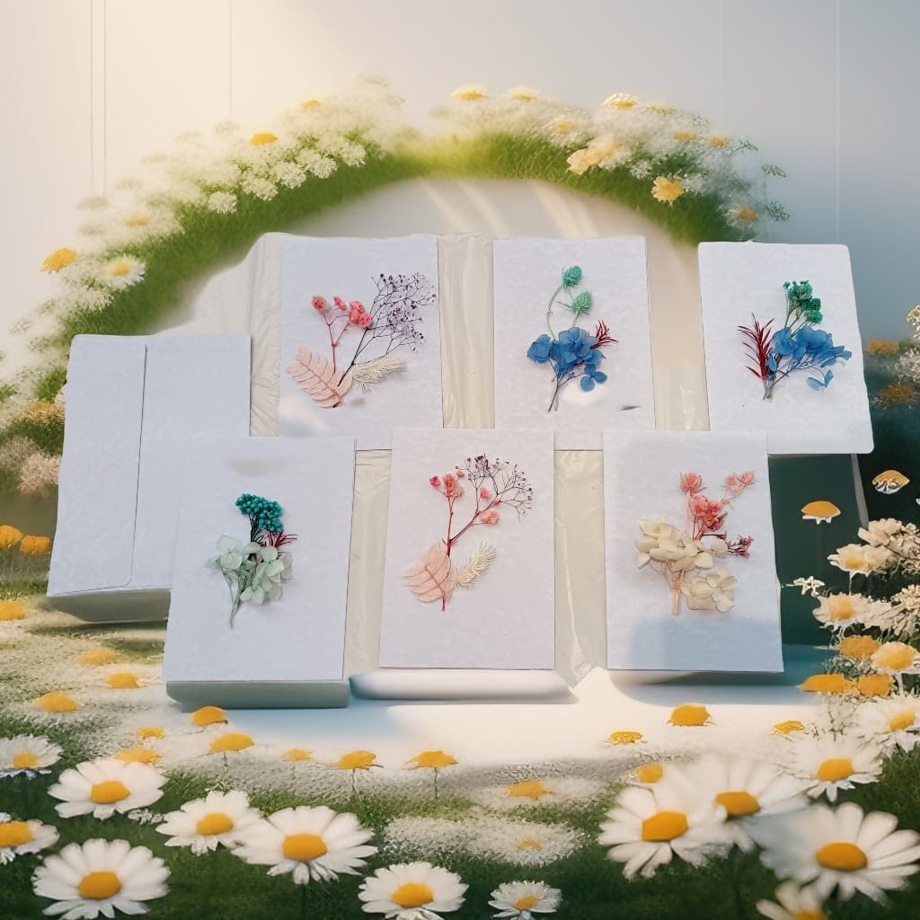 乾燥花心意卡 Dried Flower Message Card