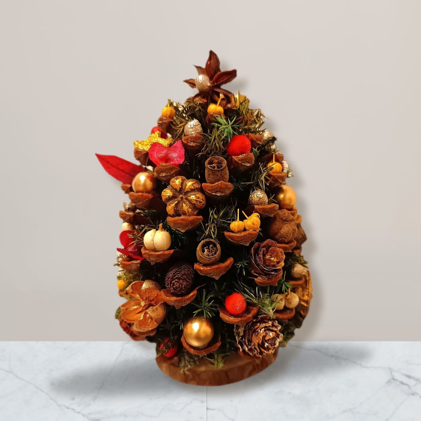 迷你松果保鮮雪松聖誕樹 Mini Pinecone Preserved Cedar Christmas Tree