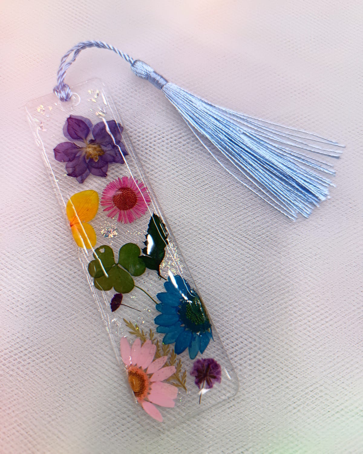 乾燥花花滴膠書籤 Dried Flower UV Resin Bookmark